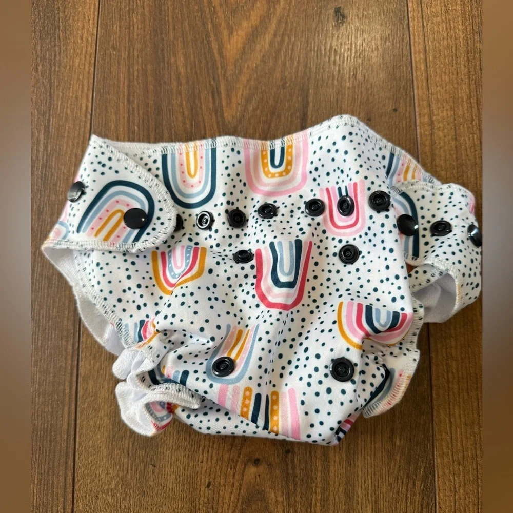 Cheeky Cloth Adjustable One Size Reusable Swim Diaper Rainbow New In Package
